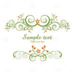 Elegant Floral Design with Sample Text